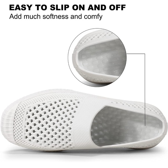 Layer 8 outdoor shoes. All White. Flexible. Easy to clean. Last size 10. - Picture 9 of 10